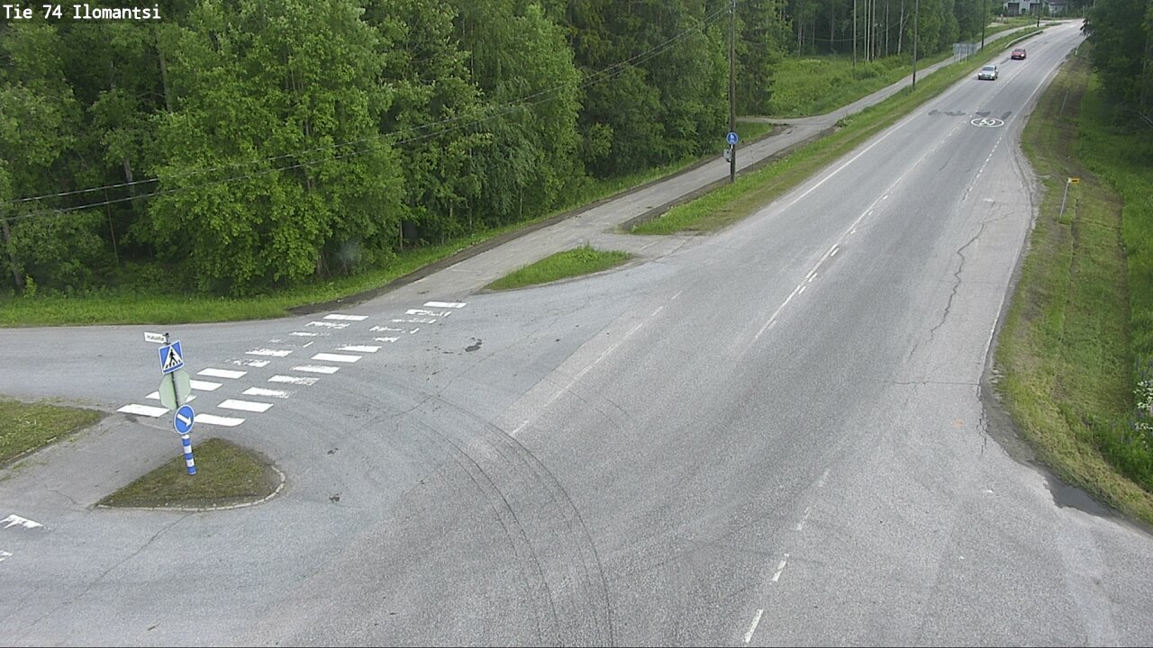 Weather Camera Image Väg 74 Ilomantsi, Ilomantsi, Pohjois-Karjala