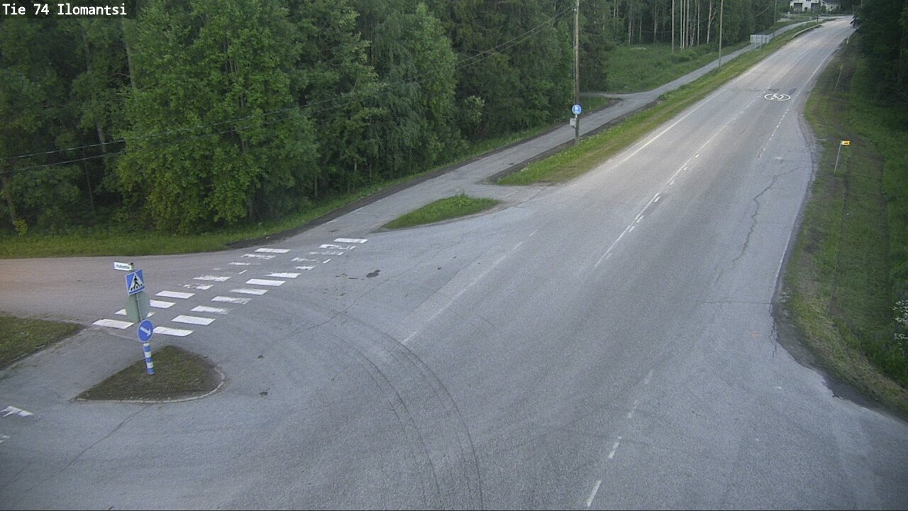 Weather Camera Image Väg 74 Ilomantsi, Ilomantsi, Pohjois-Karjala