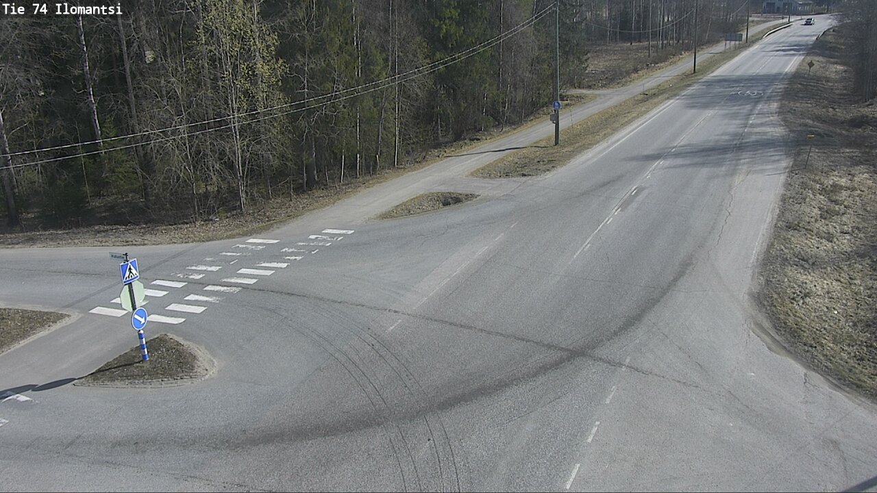 Weather Camera Image Väg 74 Ilomantsi, Ilomantsi, Pohjois-Karjala