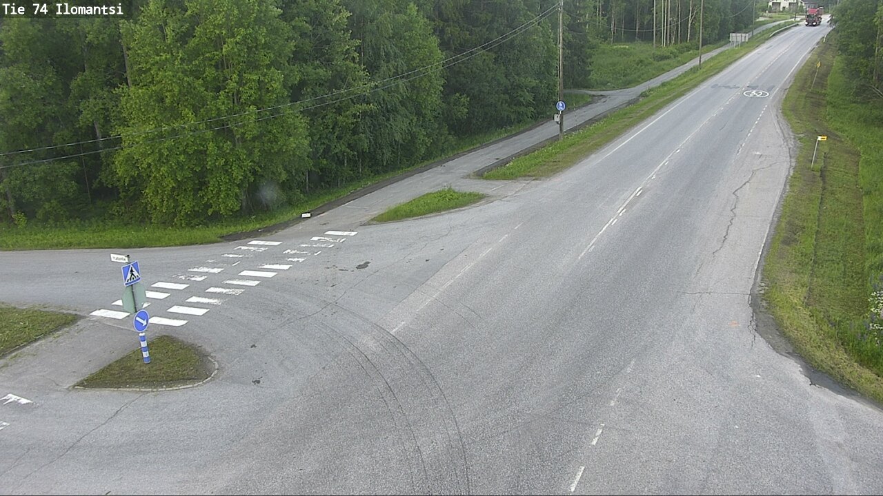 Weather Camera Image Väg 74 Ilomantsi, Ilomantsi, Pohjois-Karjala