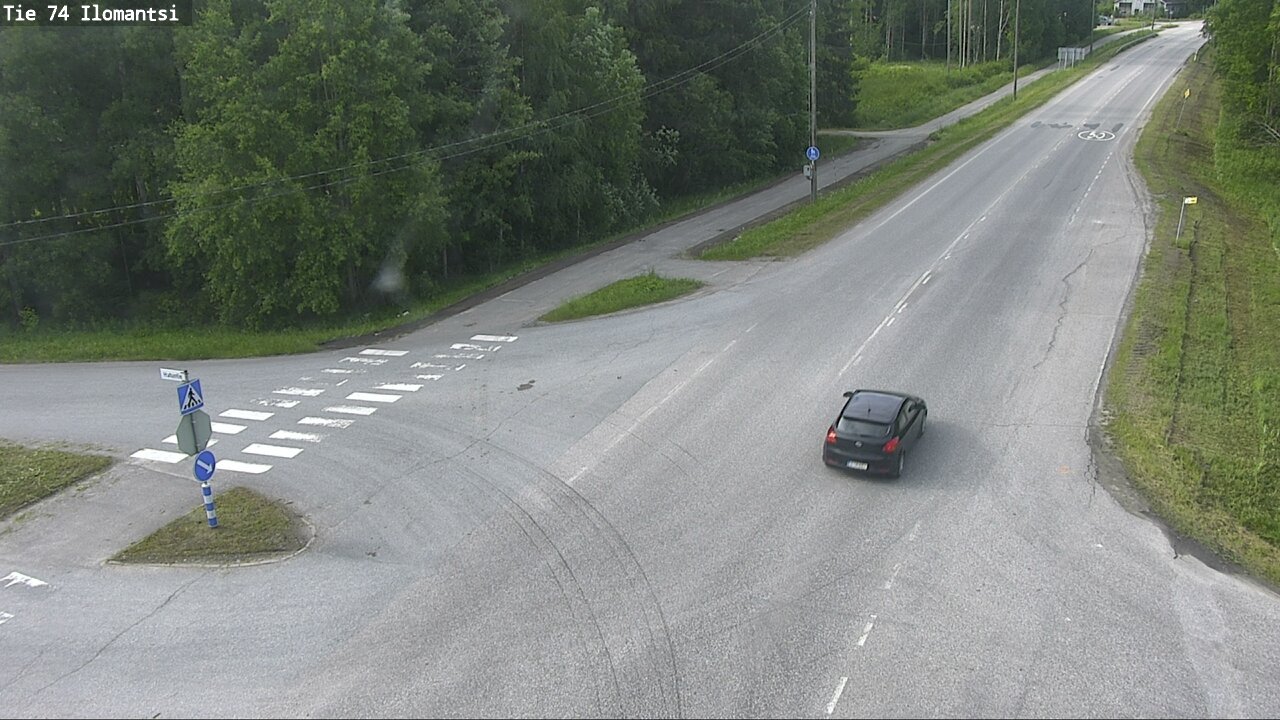 Weather Camera Image Väg 74 Ilomantsi, Ilomantsi, Pohjois-Karjala