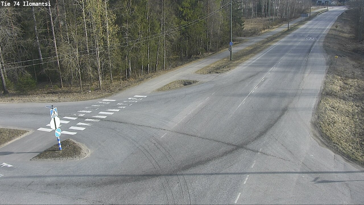 Weather Camera Image Väg 74 Ilomantsi, Ilomantsi, Pohjois-Karjala