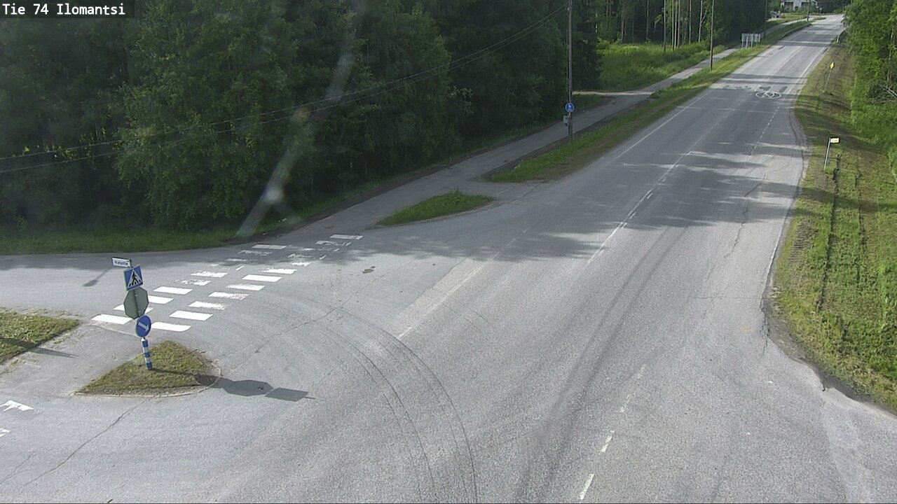 Weather Camera Image Väg 74 Ilomantsi, Ilomantsi, Pohjois-Karjala
