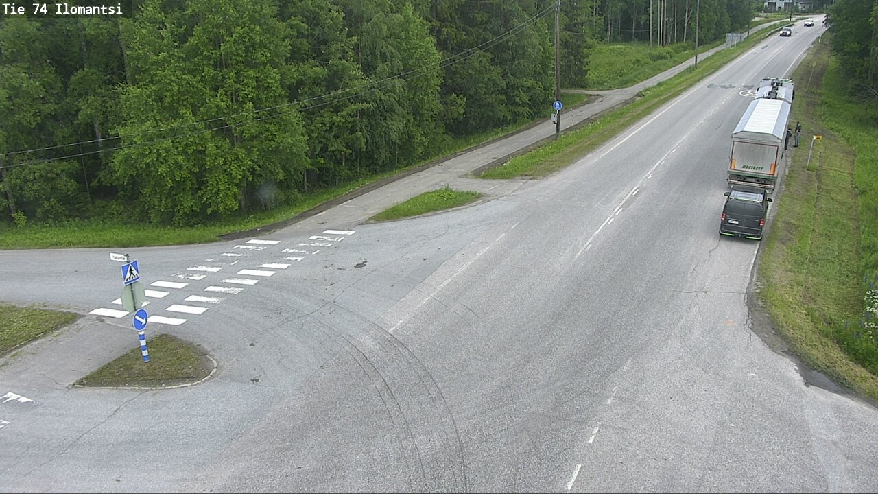 Weather Camera Image Väg 74 Ilomantsi, Ilomantsi, Pohjois-Karjala
