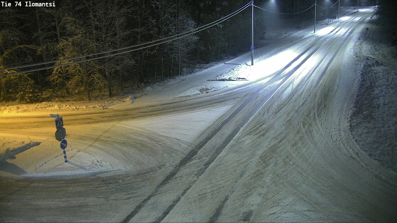 Weather Camera Image Väg 74 Ilomantsi, Ilomantsi, Pohjois-Karjala