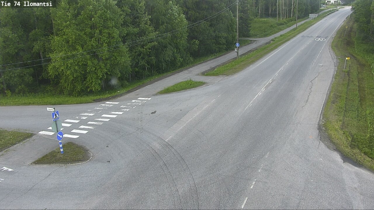 Weather Camera Image Väg 74 Ilomantsi, Ilomantsi, Pohjois-Karjala