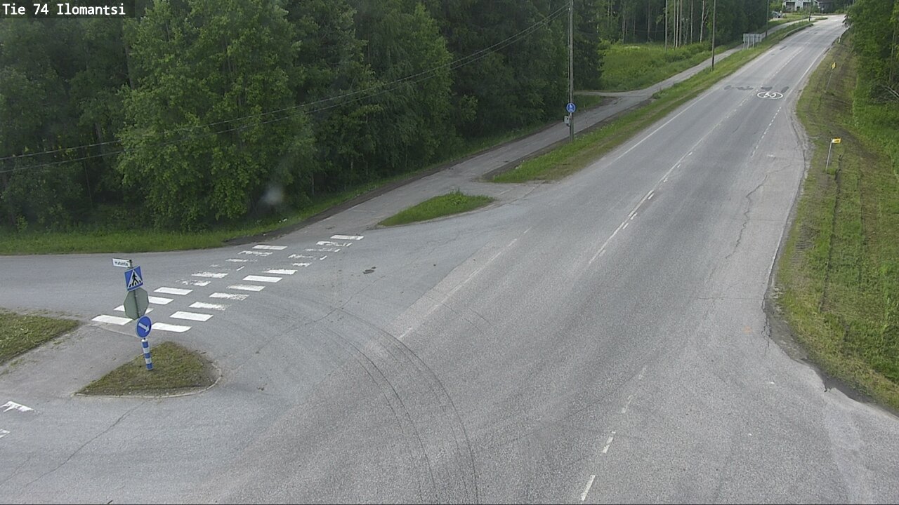 Weather Camera Image Väg 74 Ilomantsi, Ilomantsi, Pohjois-Karjala