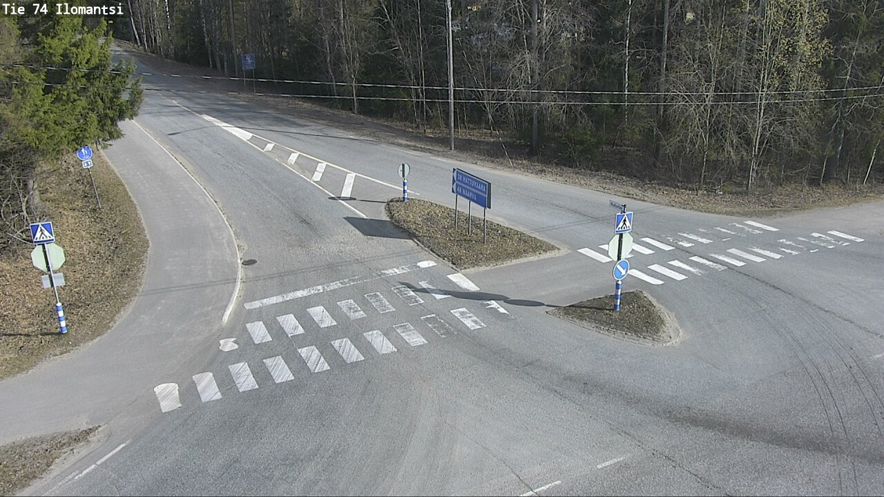 Weather Camera Image Väg 74 Ilomantsi, Ilomantsi, Pohjois-Karjala