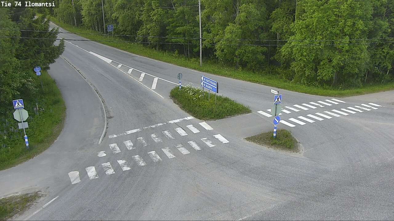 Weather Camera Image Road 74 Ilomantsi, Ilomantsi, Pohjois-Karjala