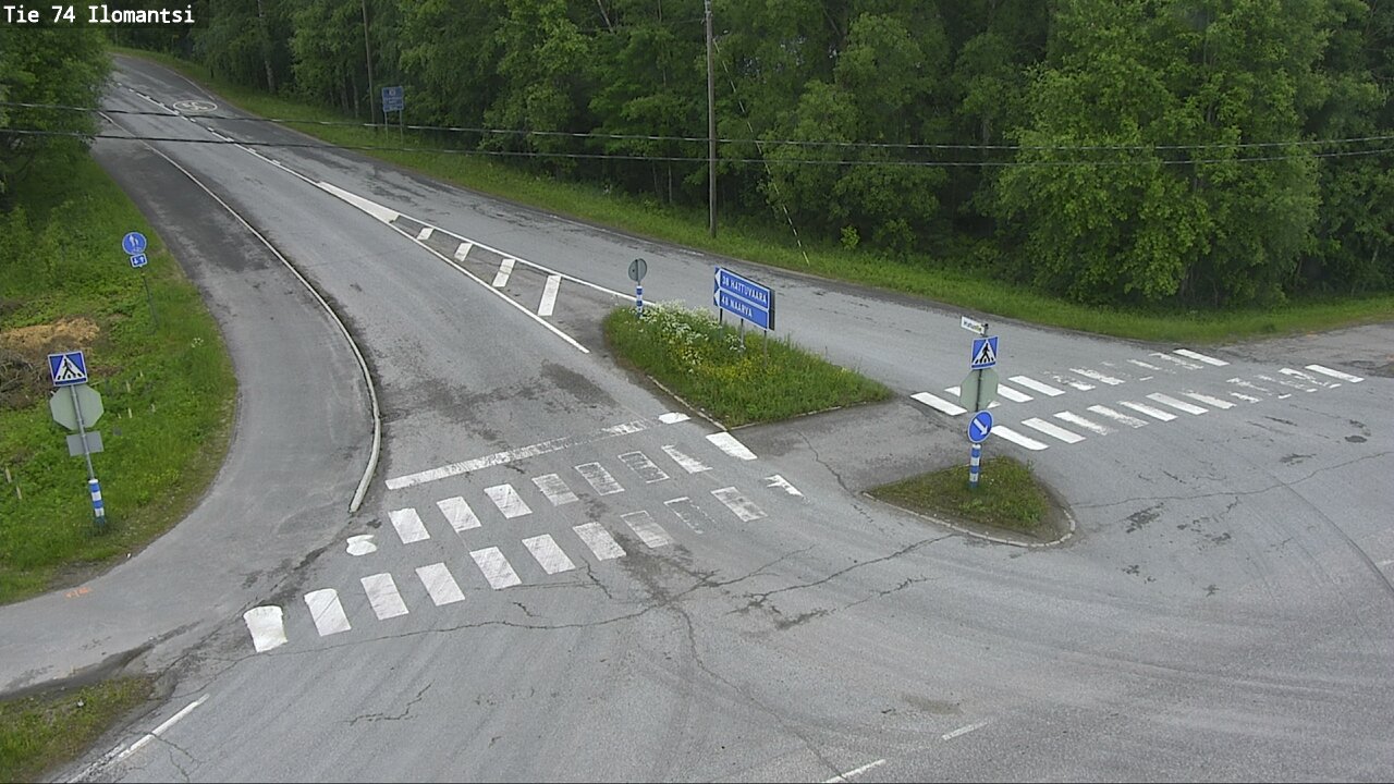 Weather Camera Image Väg 74 Ilomantsi, Ilomantsi, Pohjois-Karjala