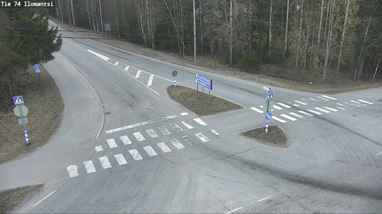 Weather Camera Image Väg 74 Ilomantsi, Ilomantsi, Pohjois-Karjala
