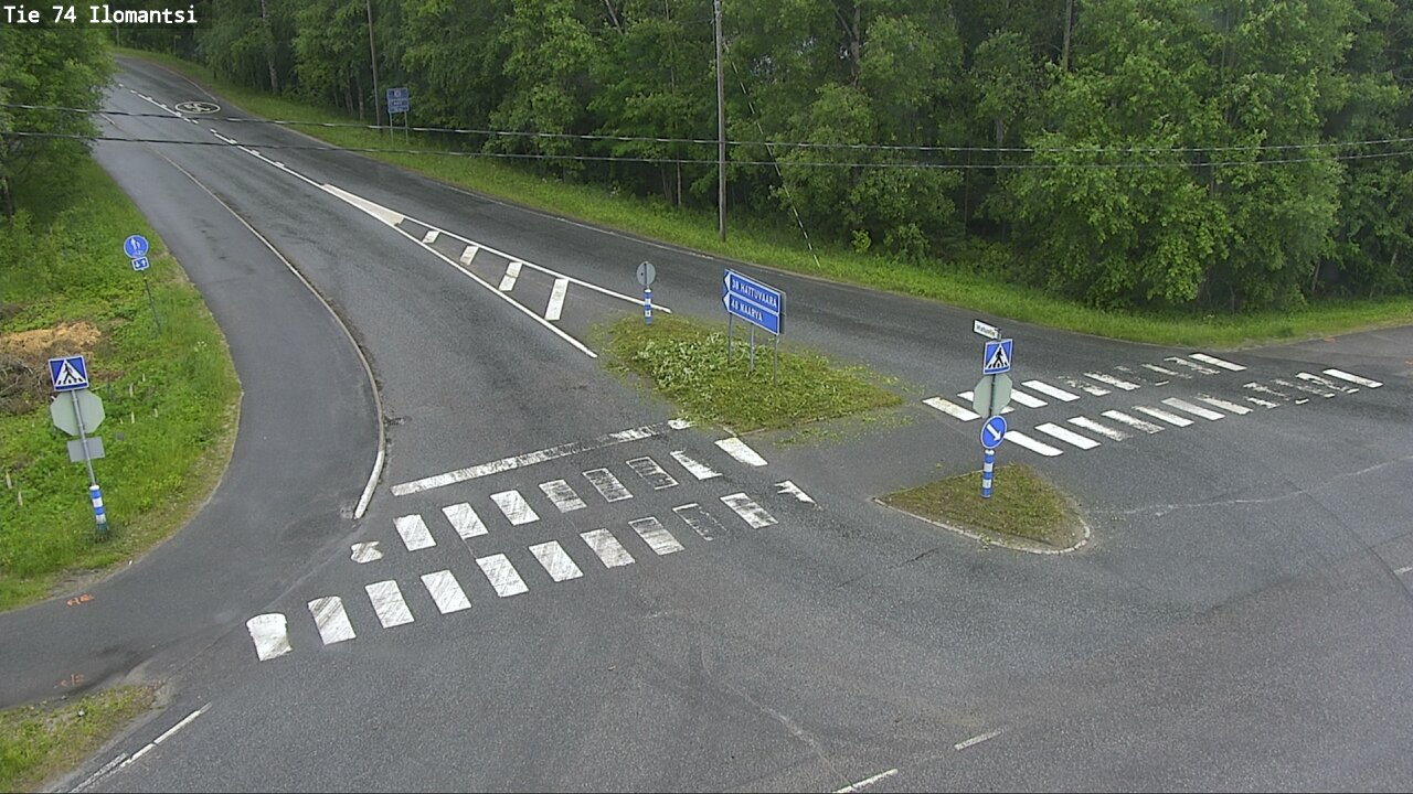 Weather Camera Image Väg 74 Ilomantsi, Ilomantsi, Pohjois-Karjala