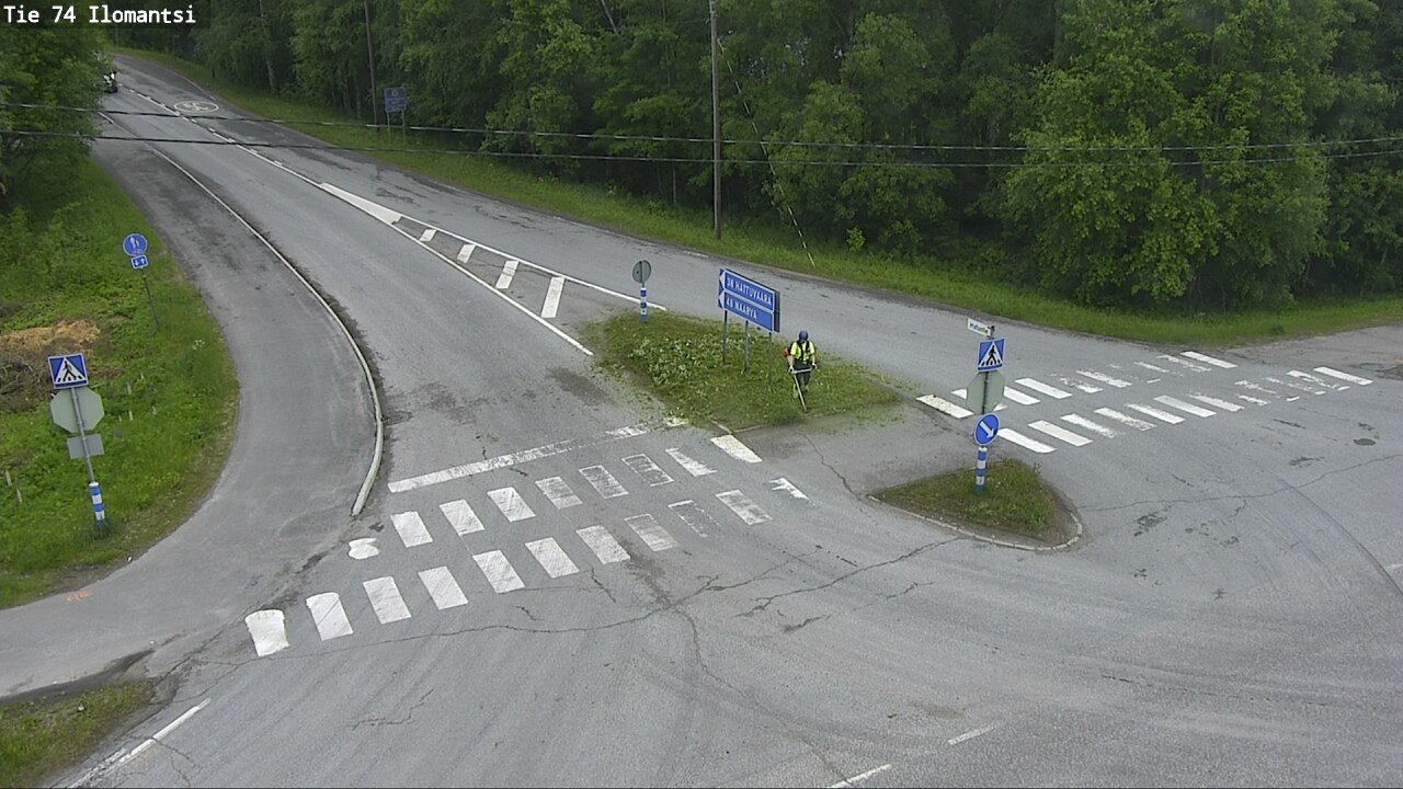 Weather Camera Image Väg 74 Ilomantsi, Ilomantsi, Pohjois-Karjala
