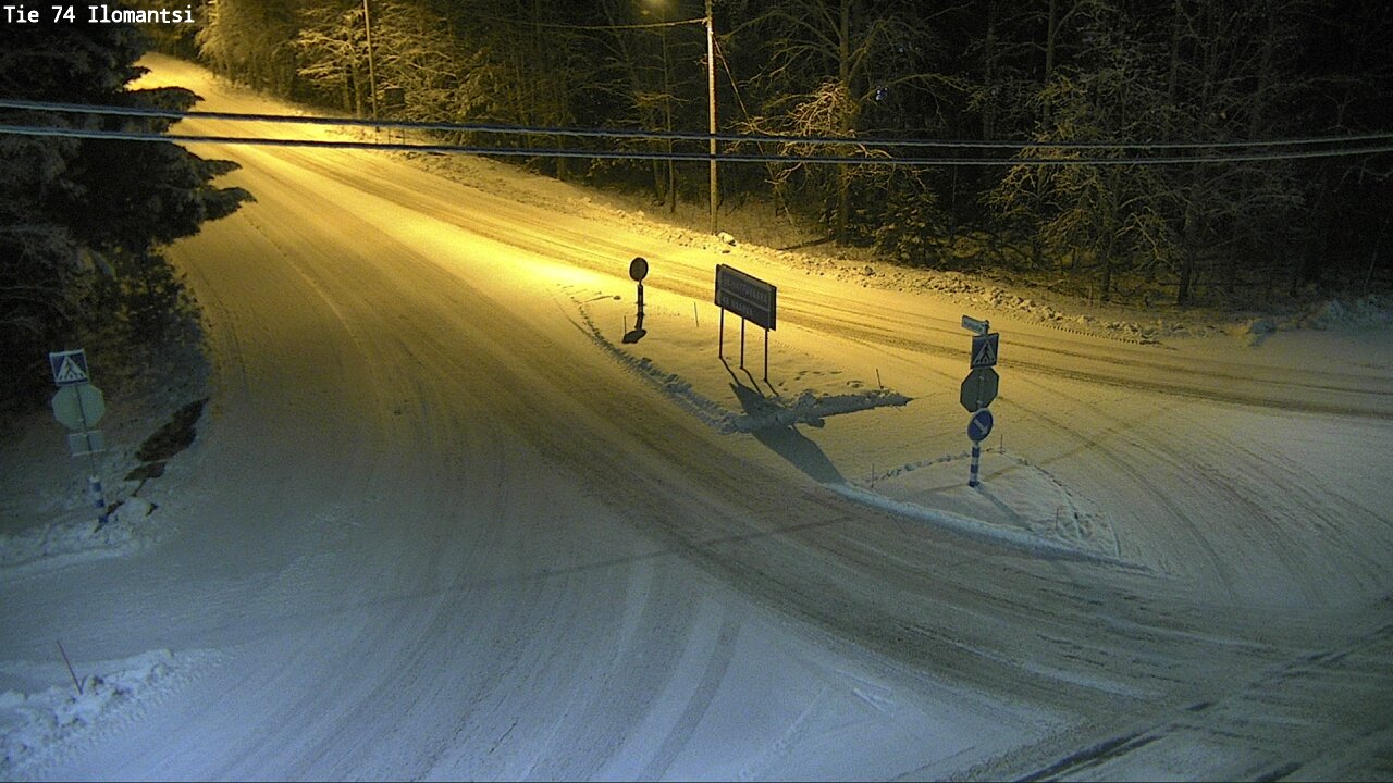 Weather Camera Image Väg 74 Ilomantsi, Ilomantsi, Pohjois-Karjala