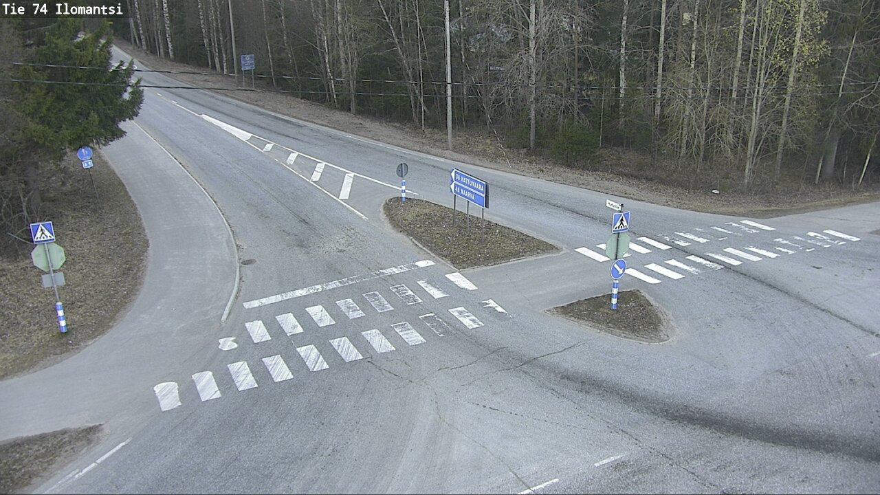Weather Camera Image Väg 74 Ilomantsi, Ilomantsi, Pohjois-Karjala