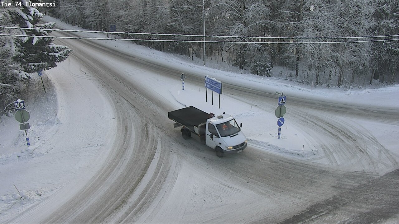 Weather Camera Image Väg 74 Ilomantsi, Ilomantsi, Pohjois-Karjala