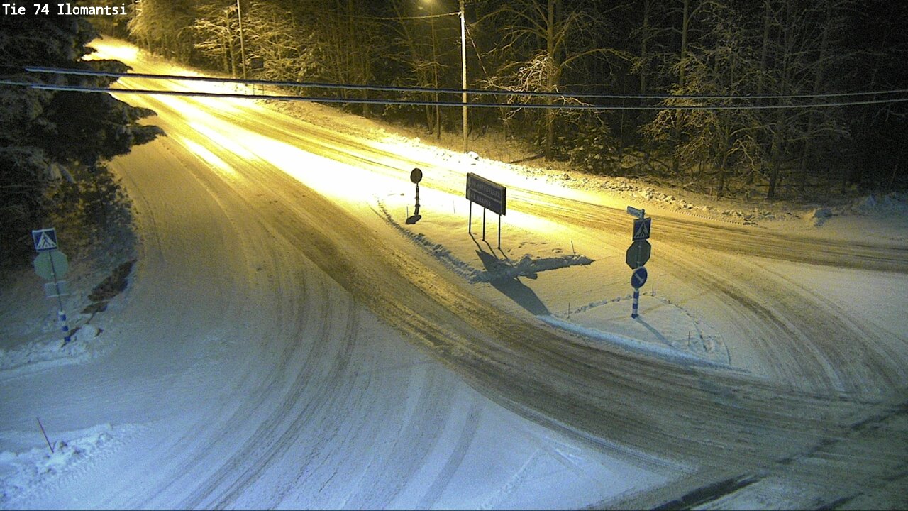 Weather Camera Image Väg 74 Ilomantsi, Ilomantsi, Pohjois-Karjala