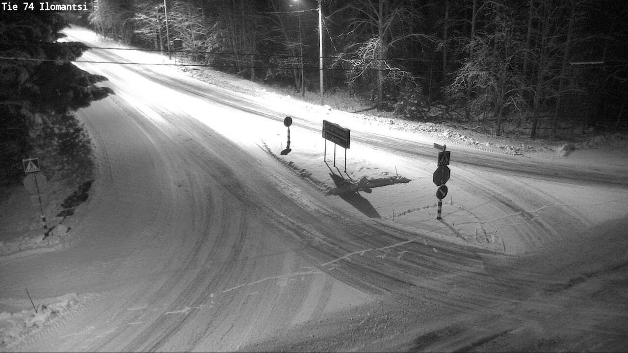 Weather Camera Image Väg 74 Ilomantsi, Ilomantsi, Pohjois-Karjala