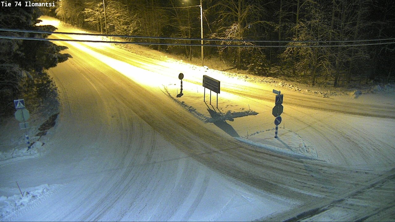 Weather Camera Image Väg 74 Ilomantsi, Ilomantsi, Pohjois-Karjala