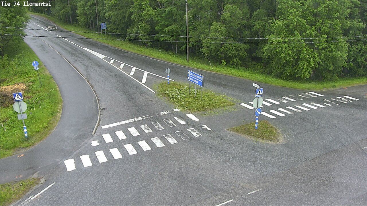 Weather Camera Image Väg 74 Ilomantsi, Ilomantsi, Pohjois-Karjala