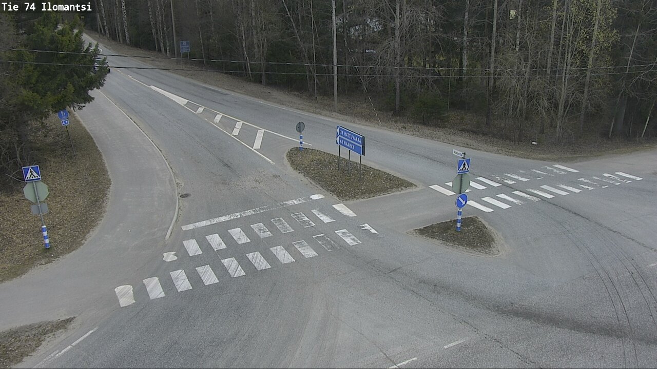 Weather Camera Image Väg 74 Ilomantsi, Ilomantsi, Pohjois-Karjala