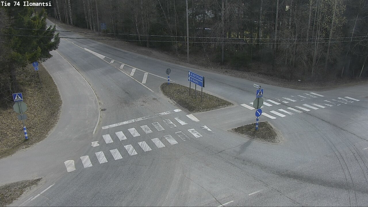 Weather Camera Image Väg 74 Ilomantsi, Ilomantsi, Pohjois-Karjala