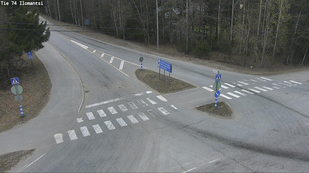 Weather Camera Image Väg 74 Ilomantsi, Ilomantsi, Pohjois-Karjala