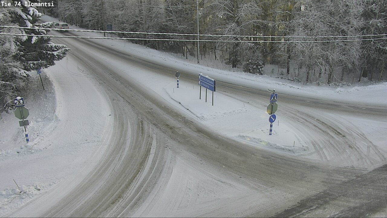 Weather Camera Image Väg 74 Ilomantsi, Ilomantsi, Pohjois-Karjala
