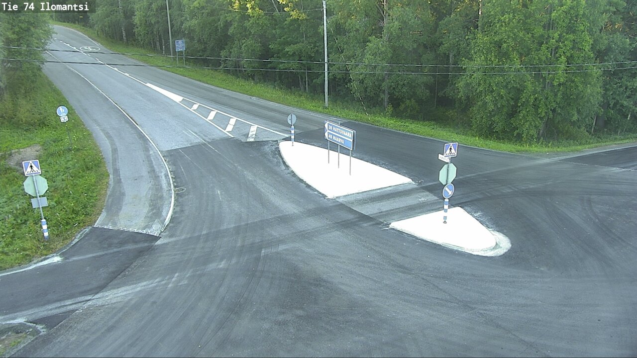 Weather Camera Image Road 74 Ilomantsi, Ilomantsi, Pohjois-Karjala