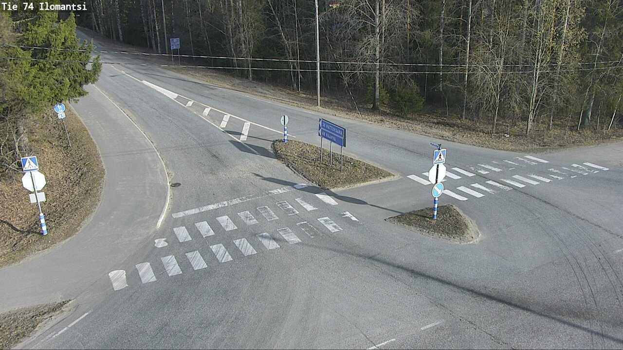 Weather Camera Image Väg 74 Ilomantsi, Ilomantsi, Pohjois-Karjala