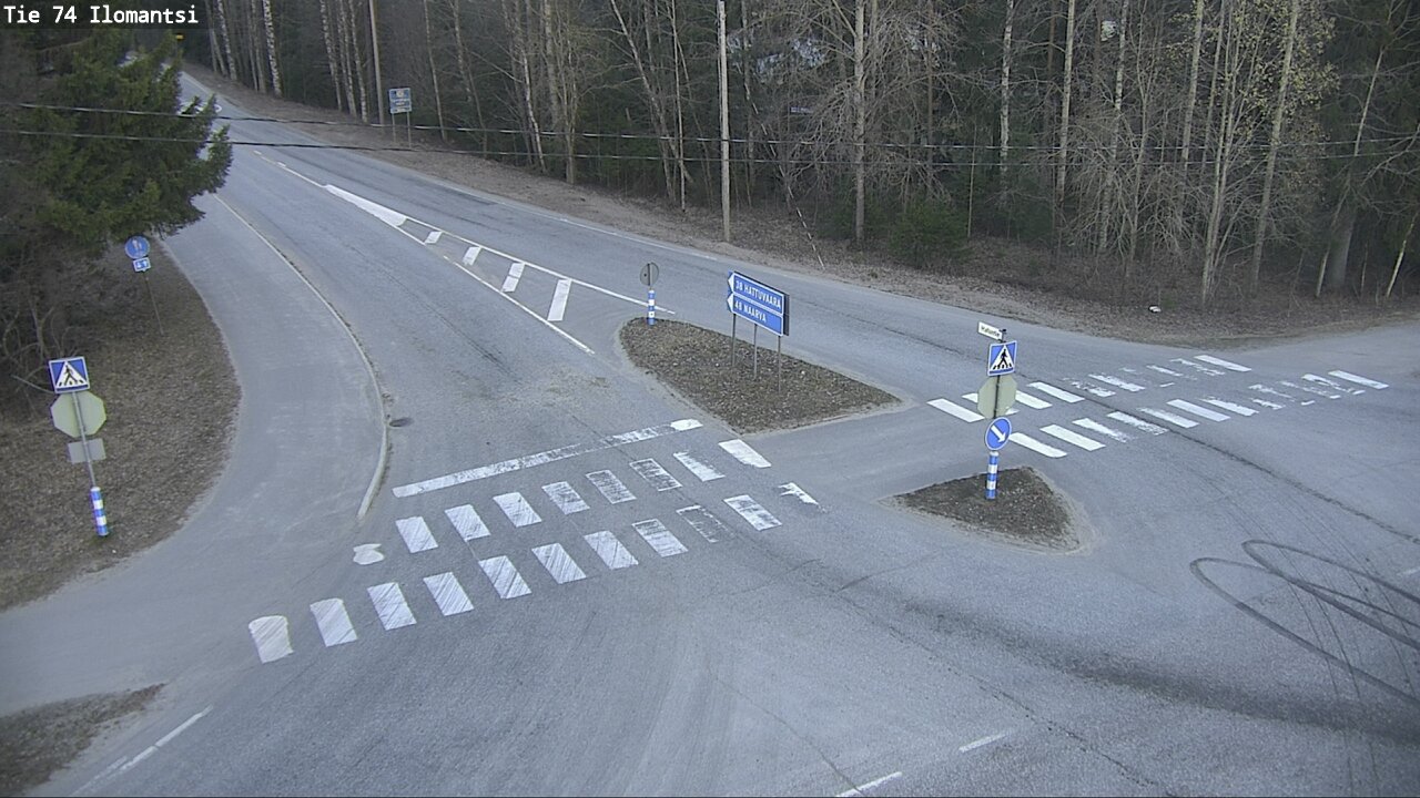 Weather Camera Image Väg 74 Ilomantsi, Ilomantsi, Pohjois-Karjala