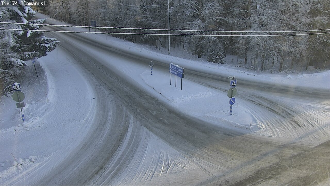Weather Camera Image Road 74 Ilomantsi, Ilomantsi, Pohjois-Karjala