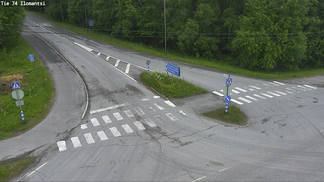 Weather Camera Image Väg 74 Ilomantsi, Ilomantsi, Pohjois-Karjala