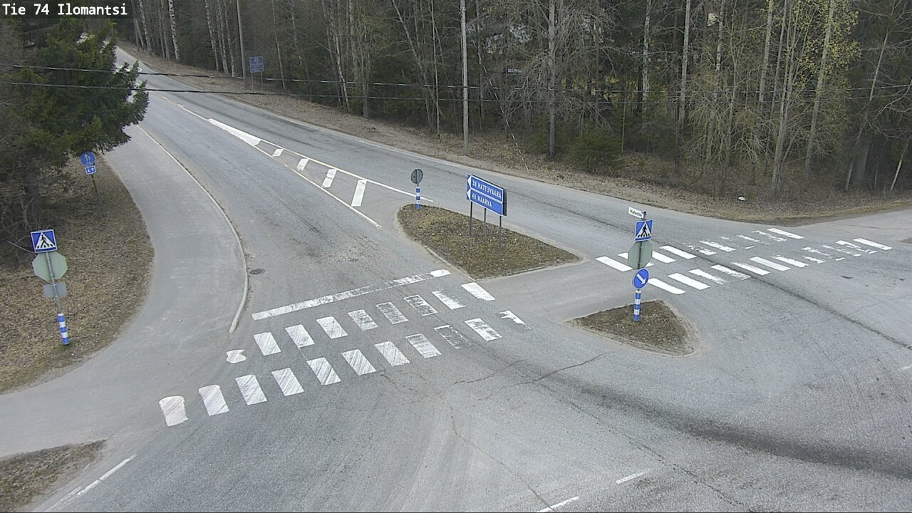 Weather Camera Image Väg 74 Ilomantsi, Ilomantsi, Pohjois-Karjala