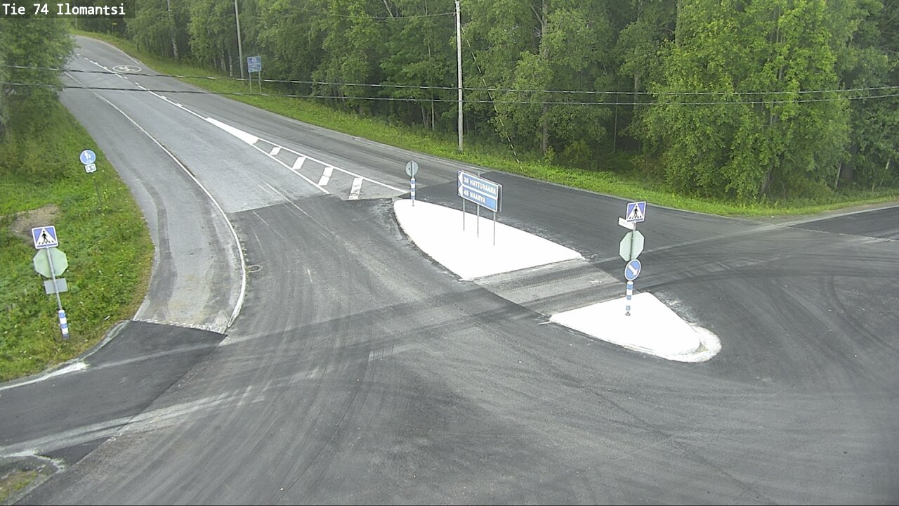 Weather Camera Image Road 74 Ilomantsi, Ilomantsi, Pohjois-Karjala