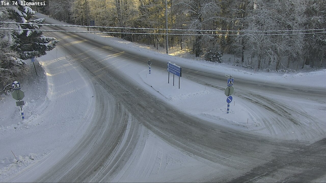 Weather Camera Image Väg 74 Ilomantsi, Ilomantsi, Pohjois-Karjala