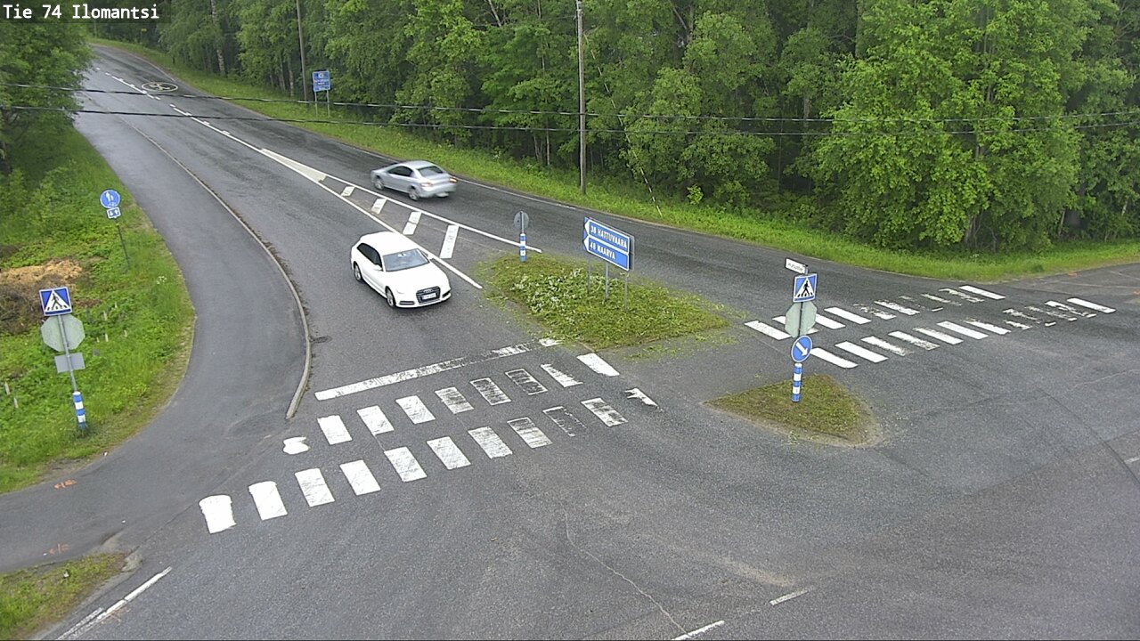 Weather Camera Image Väg 74 Ilomantsi, Ilomantsi, Pohjois-Karjala