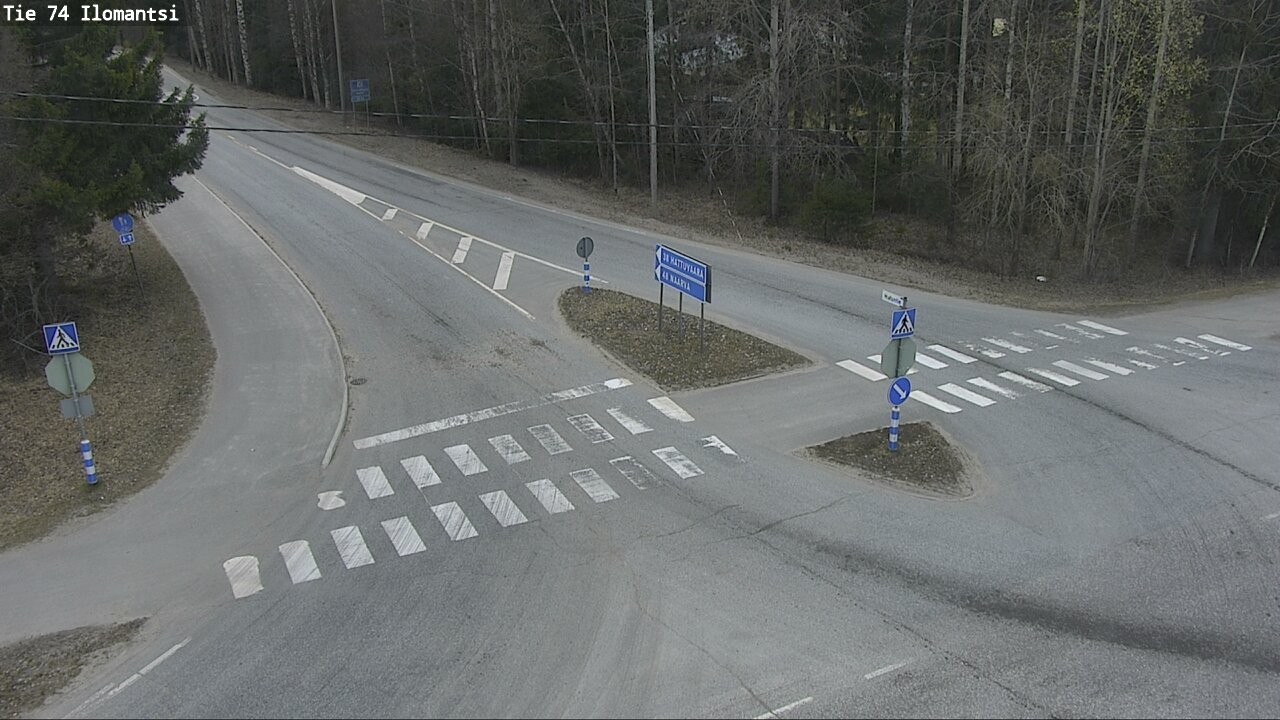Weather Camera Image Väg 74 Ilomantsi, Ilomantsi, Pohjois-Karjala