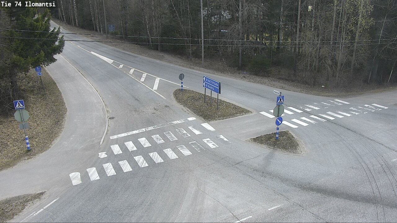 Weather Camera Image Väg 74 Ilomantsi, Ilomantsi, Pohjois-Karjala