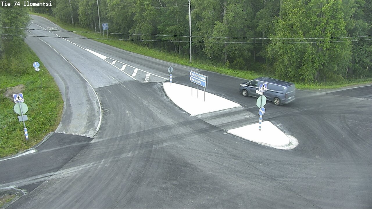 Weather Camera Image Väg 74 Ilomantsi, Ilomantsi, Pohjois-Karjala