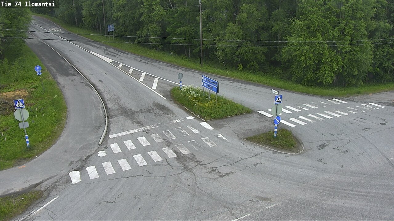 Weather Camera Image Väg 74 Ilomantsi, Ilomantsi, Pohjois-Karjala