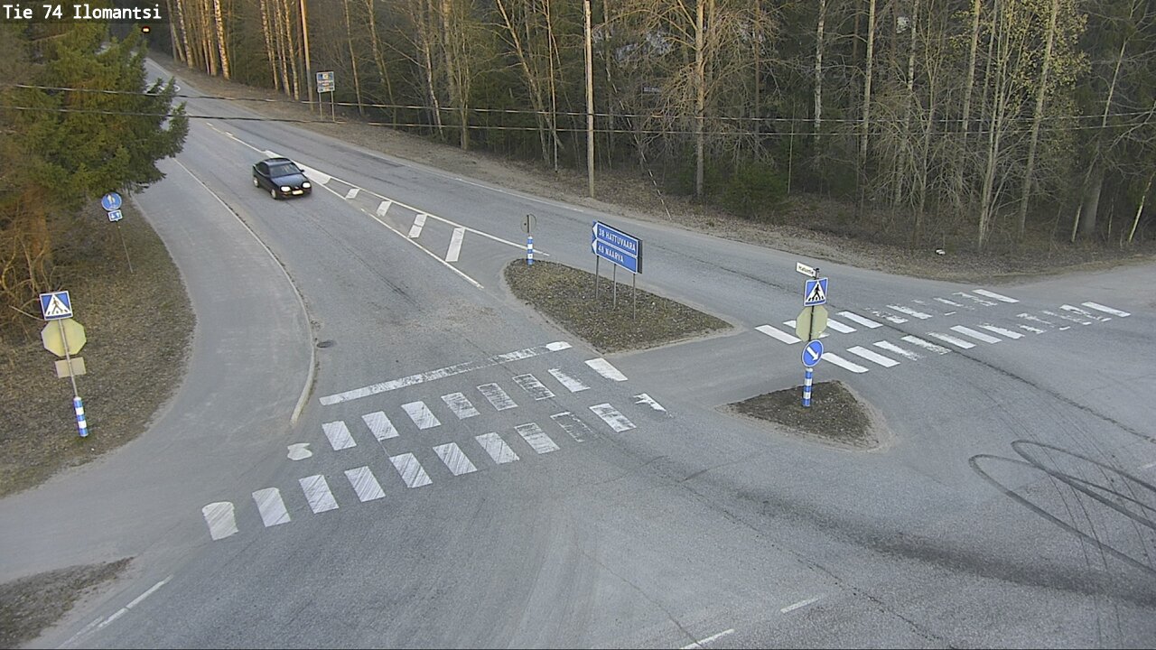 Weather Camera Image Väg 74 Ilomantsi, Ilomantsi, Pohjois-Karjala