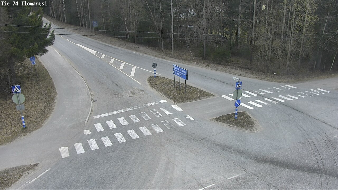 Weather Camera Image Väg 74 Ilomantsi, Ilomantsi, Pohjois-Karjala