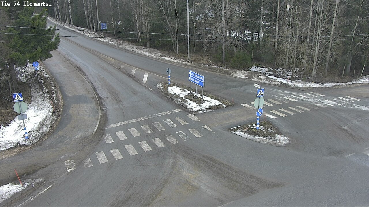 Weather Camera Image Väg 74 Ilomantsi, Ilomantsi, Pohjois-Karjala