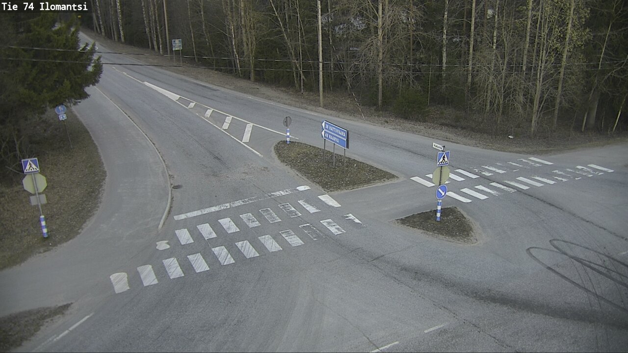 Weather Camera Image Väg 74 Ilomantsi, Ilomantsi, Pohjois-Karjala