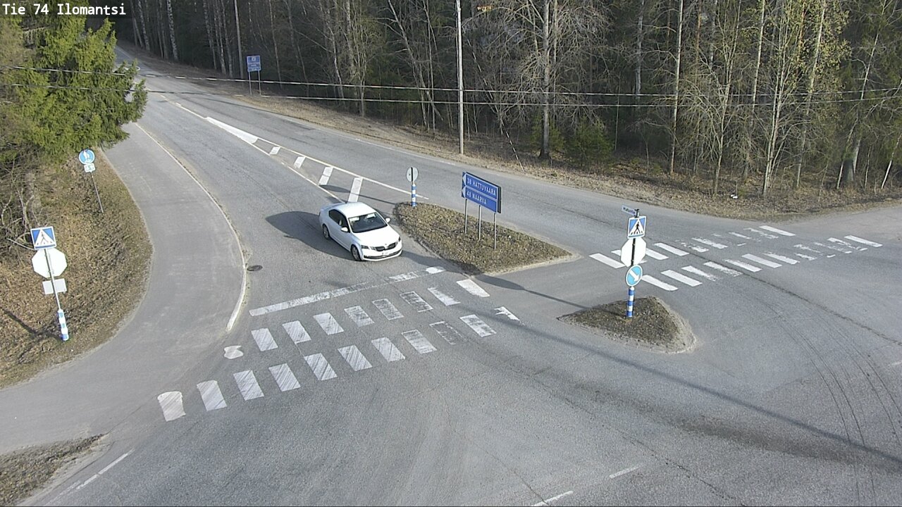 Weather Camera Image Väg 74 Ilomantsi, Ilomantsi, Pohjois-Karjala
