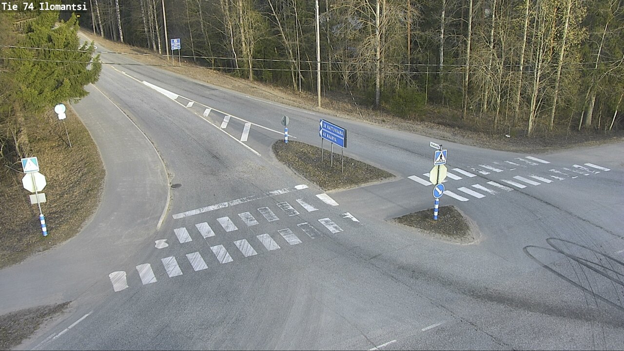 Weather Camera Image Väg 74 Ilomantsi, Ilomantsi, Pohjois-Karjala