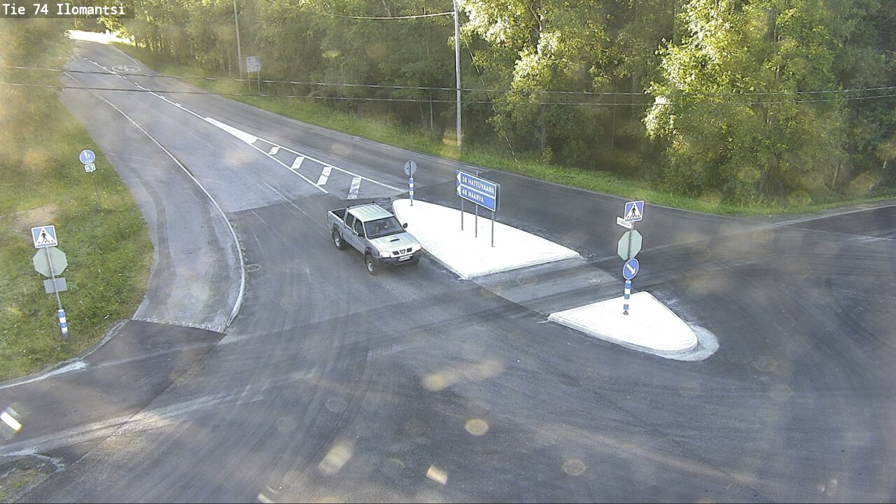 Weather Camera Image Väg 74 Ilomantsi, Ilomantsi, Pohjois-Karjala
