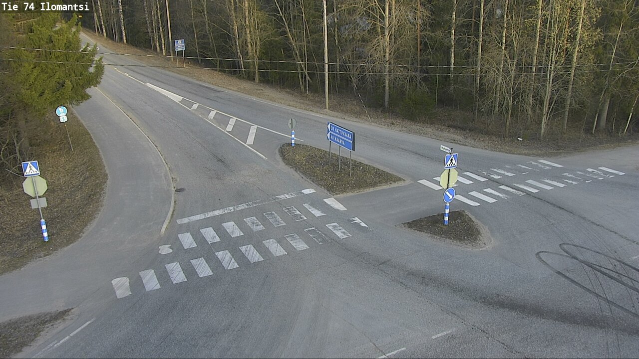 Weather Camera Image Väg 74 Ilomantsi, Ilomantsi, Pohjois-Karjala