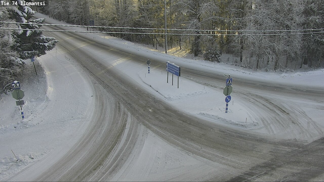 Weather Camera Image Väg 74 Ilomantsi, Ilomantsi, Pohjois-Karjala